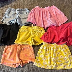 Cat & Jack Girls Shorts and Skorts Bundle (Size 5)